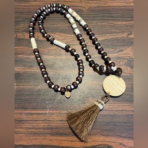 Beaded Horsehair Necklace